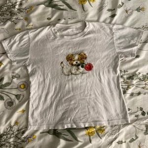 90s dog graphic tee